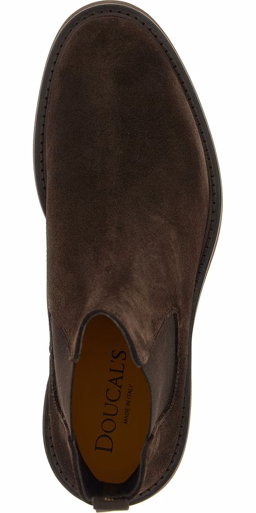 Doucal's Brown Calfskin Chelsea Boots