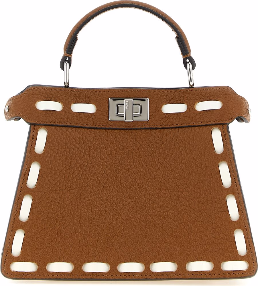 Fendi Brown Calfskin Handbag
