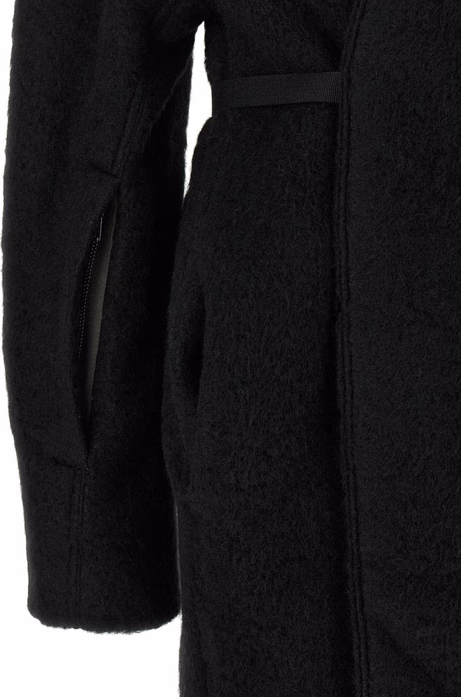 Rick Owens Black Marabou Coat