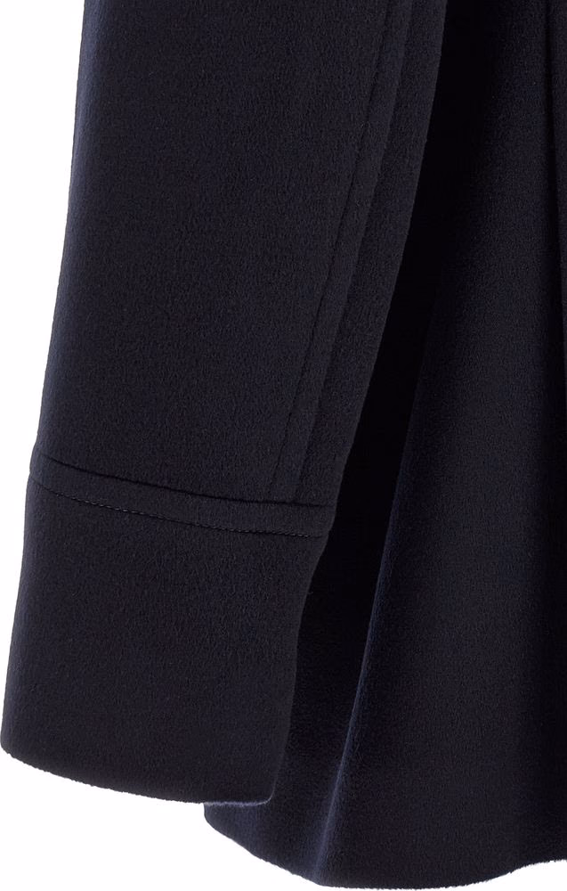 Brunello Cucinelli Blue Virgin Wool Coat