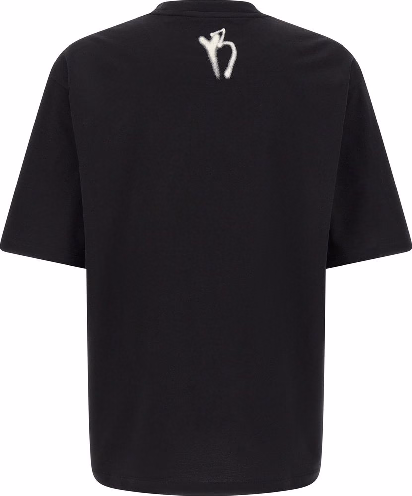 Y-3 Black Cotton T-Shirt
