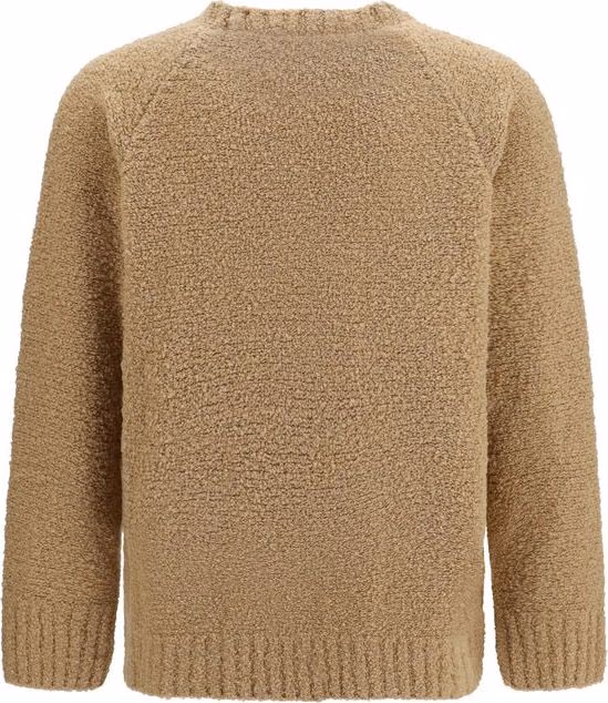 Laneus Beige Wool Oves Aries Sweatshirt