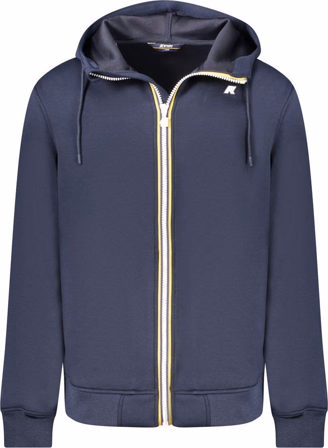 K-WAY Blue Polyester Men Jacket