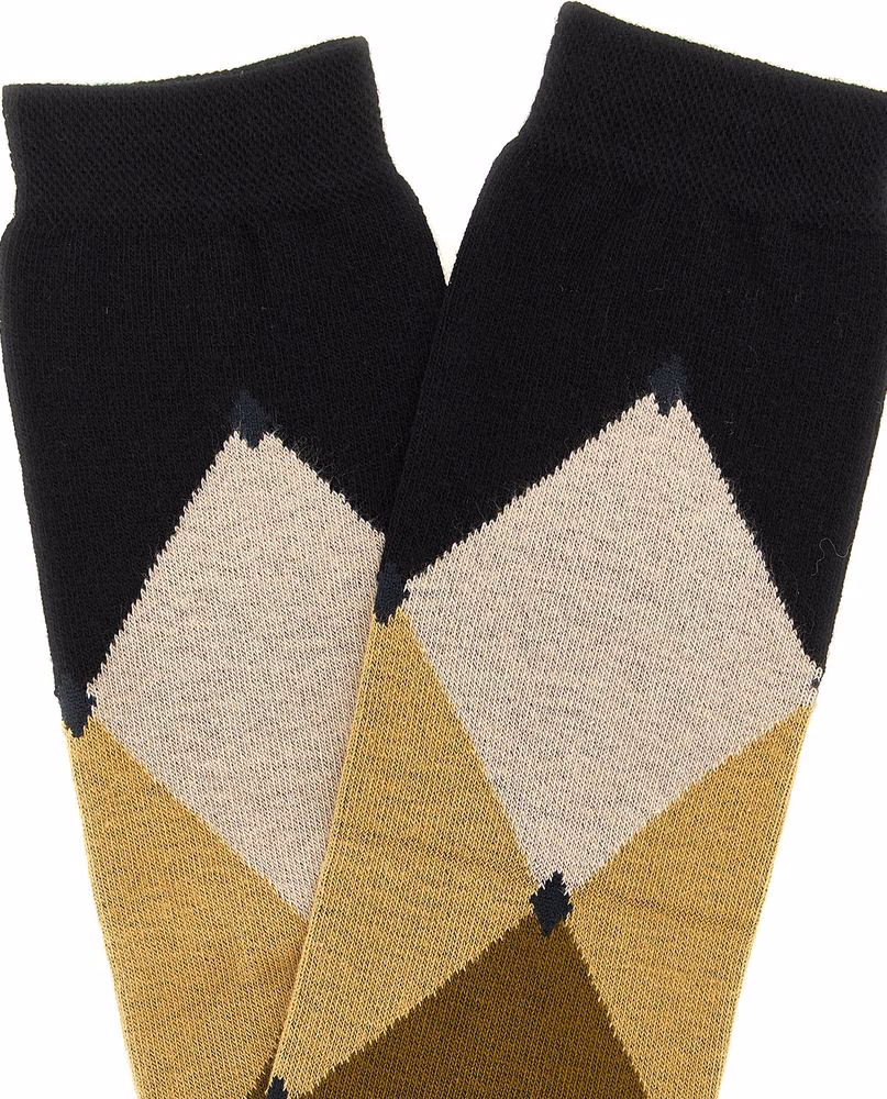 Ballantyne Black Cotton Socks
