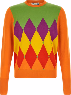 Orange Cashmere Cardigan