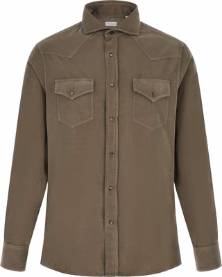 Bicolor Cotton Blouse