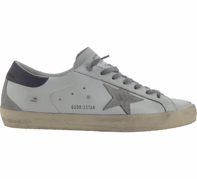 White Goatskin Low Top Sneakers