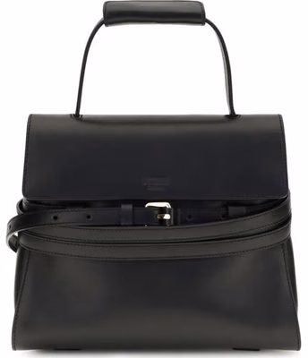 Black Calf Leather Bos Taurus Shoulder Bag