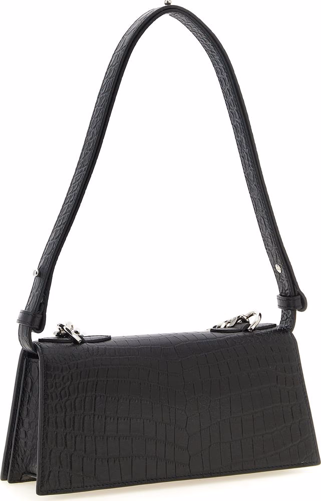 Alexander McQueen Black Calfskin Shoulder Bag