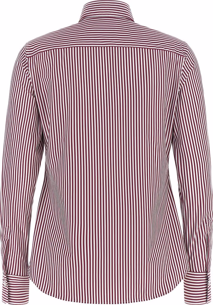 XACUS Bordeaux Polyamide Blouse