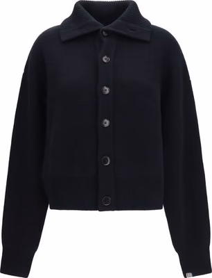 Black Cashmere Cardigan