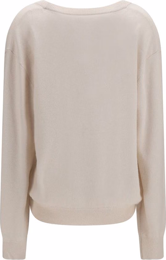 Extreme Cashmere Beige Cashmere Sweater