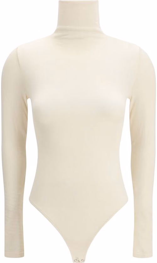 Wolford Beige Cotton Bodysuit