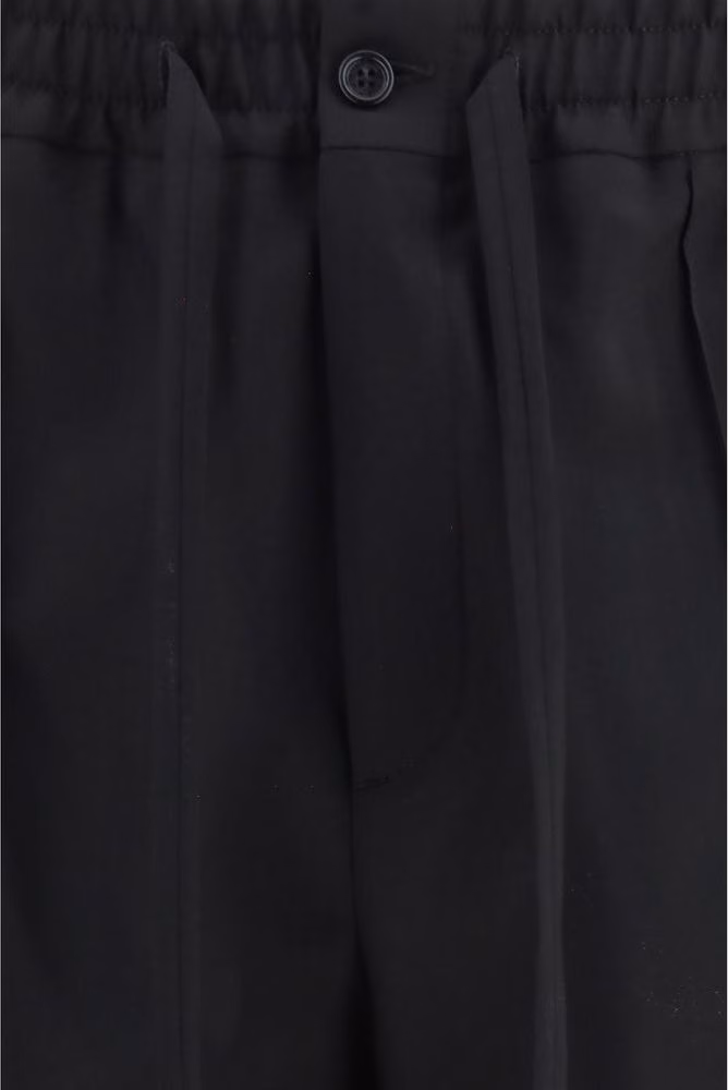 Valentino Garavani Black Cotton Chino Pants
