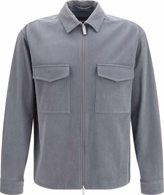 Gray Polyester Jacket