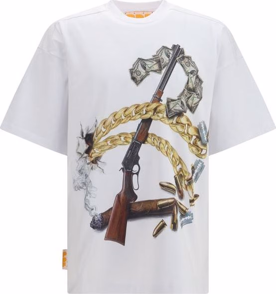 PDF Channel White Cotton T-Shirt