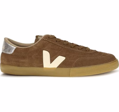 Brown Recycled Polyester Low Top Sneakers