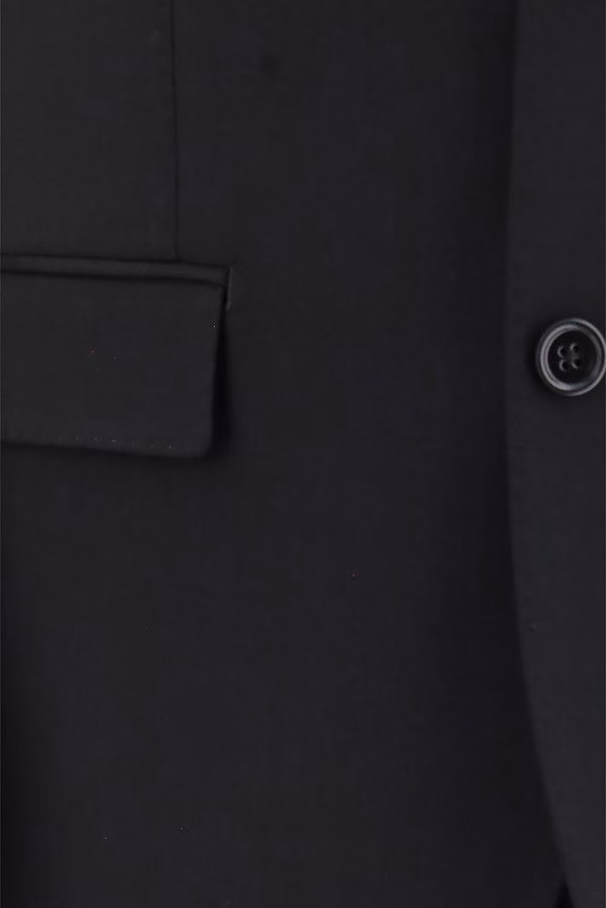 Dolce & Gabbana Black Wool Oves Aries Two-Piece Suit