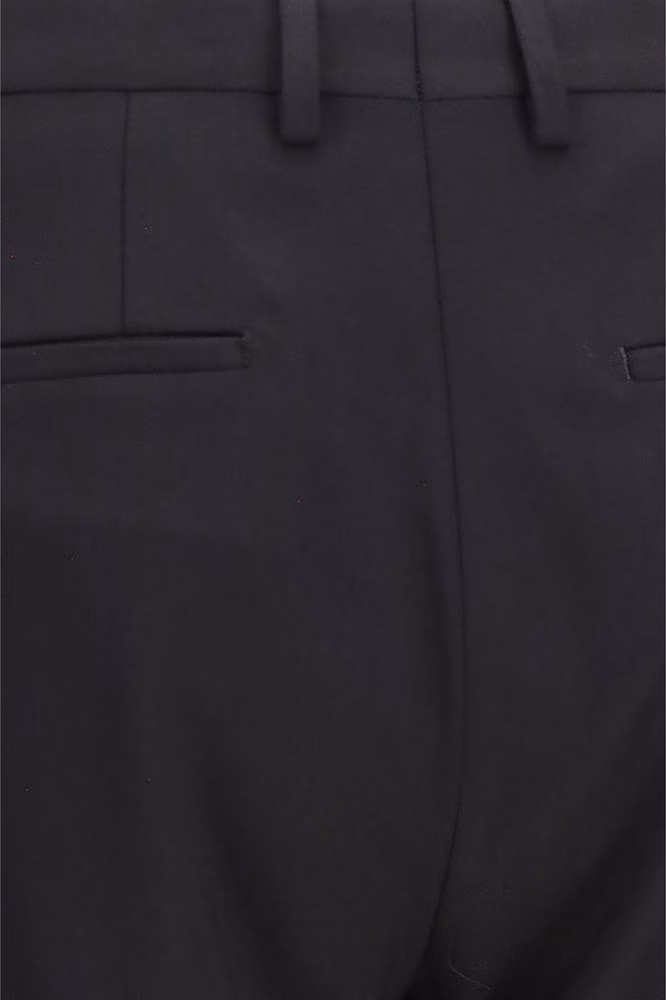 Dolce & Gabbana Black Wool Oves Aries Two-Piece Suit