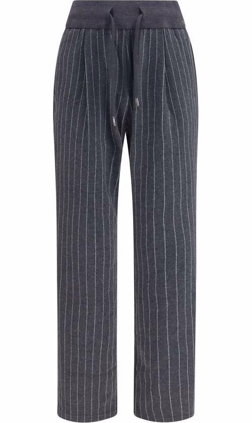 Herno Gray Cotton Casual Pants