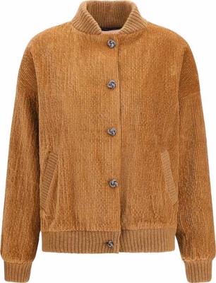Brown Cotton Bomber