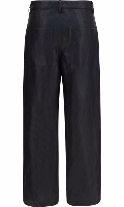 Kristina Ti Black Polyester Casual Pants