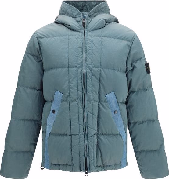 Stone Island Bicolor Polyamide Full-Length Jacket