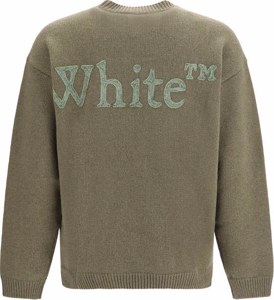 Off-White Bicolor Wool Oves Aries Sweatshirt