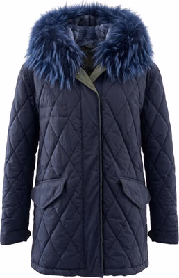 Blue Cotton Women's Jacket
