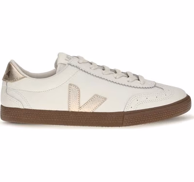 White Calf Leather Bos Taurus Low Top Sneakers