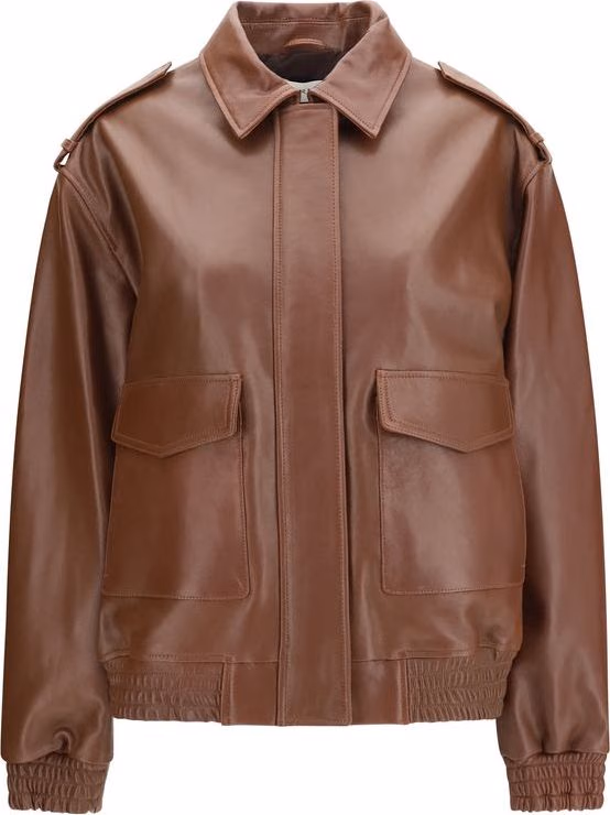 Arma Brown Lamb Ovis Aries Aries Full-Length Jacket