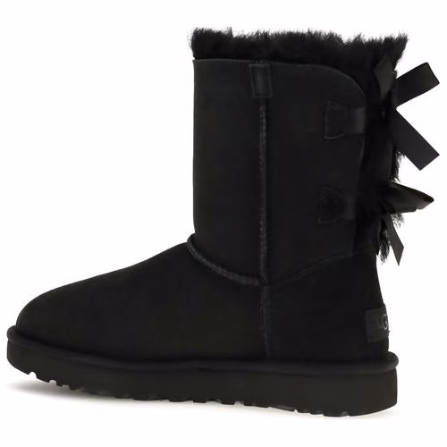 UGG Black Calf Leather Bos Taurus Boots