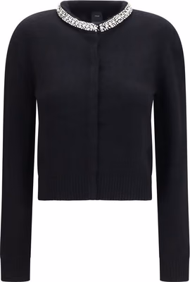 Black Wool Oves Aries Cardigan