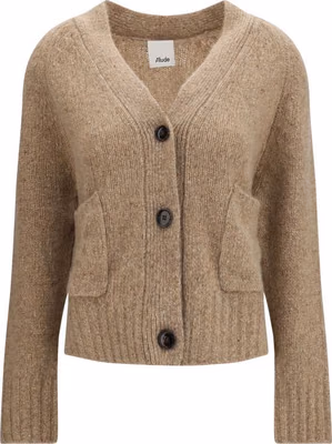 Beige Cashmere Cardigan