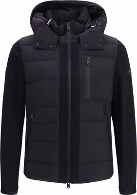 Black Goose Down Full-Length Jacket