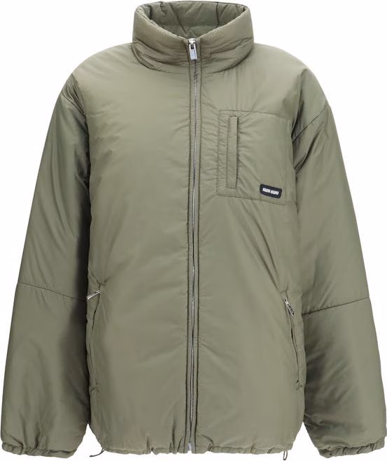 Miu Miu Bicolor Goose Down Shell Jacket
