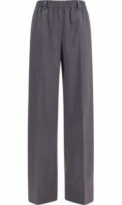 Gray Wool Oves Aries Casual Pants