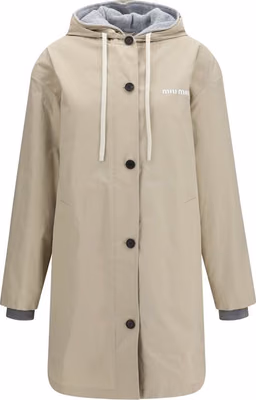 Beige Cotton Coat