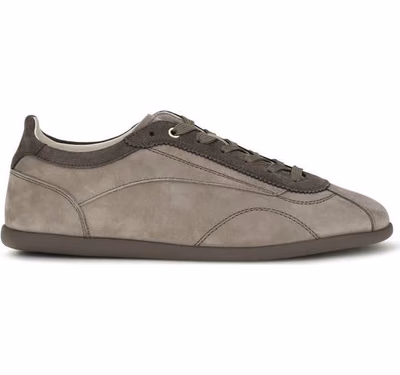 Gray Calf Leather Bos Taurus Sneakers