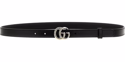 Black Calfskin Regular Belt