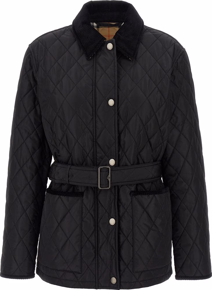 Burberry Black Polyamide Full-Length Jacket