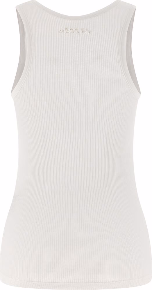 Isabel Marant White Cotton Tank Tops