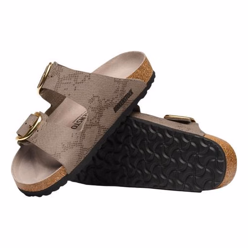 Birkenstock Gray Synthetic Flat Sandals