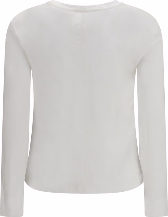 'S Max Mara White Cotton Long Sleeve T-Shirt