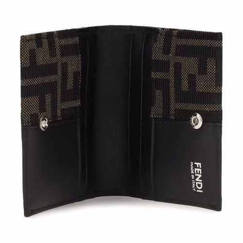 Fendi Brown Polyester Wallet