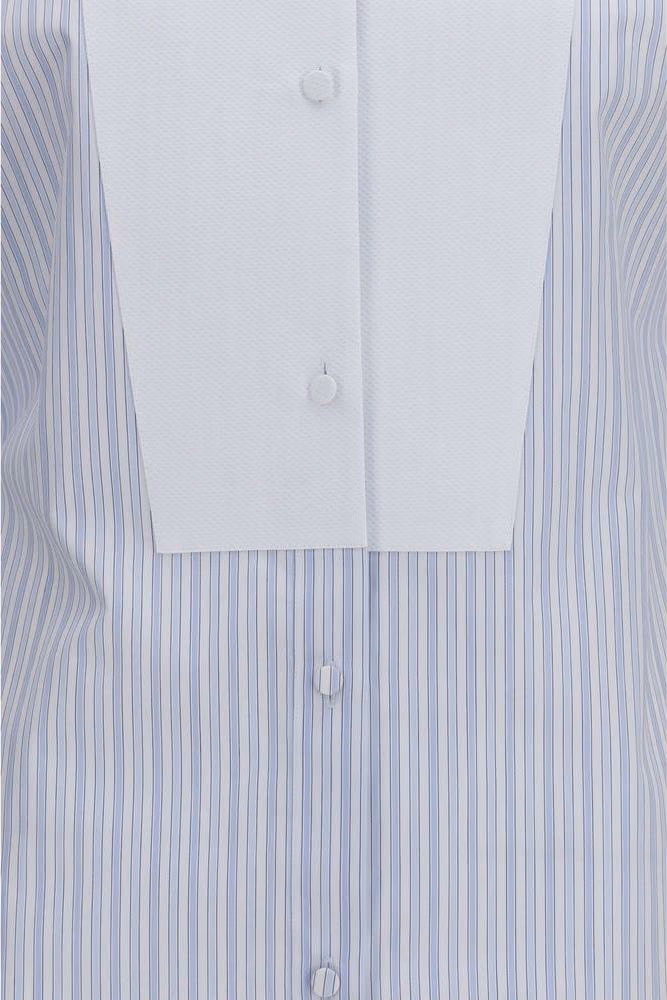 Tom Ford Blue Cotton Pattern Shirt
