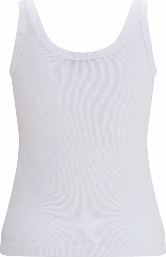Dolce & Gabbana White Cotton Tank Tops