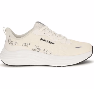 Beige Fabric Low Top Sneakers