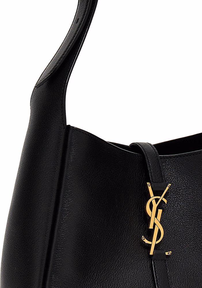 Saint Laurent Black Calfskin Shoulder Bag