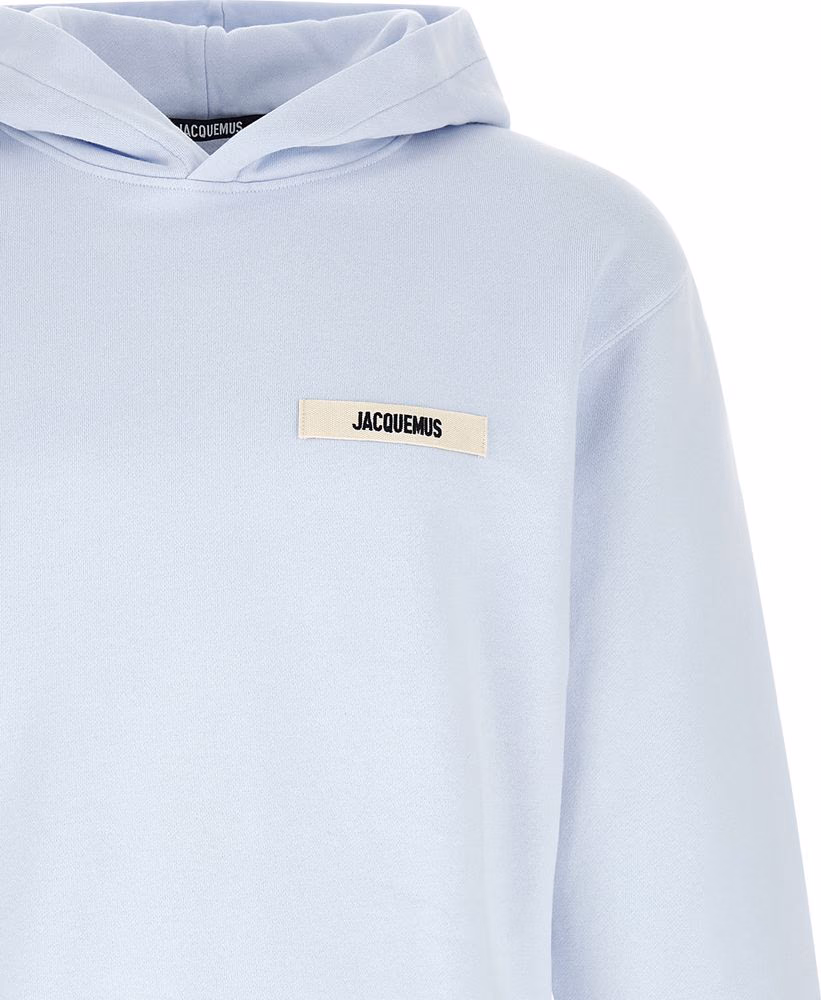 Jacquemus Blue Cotton Sweatshirt